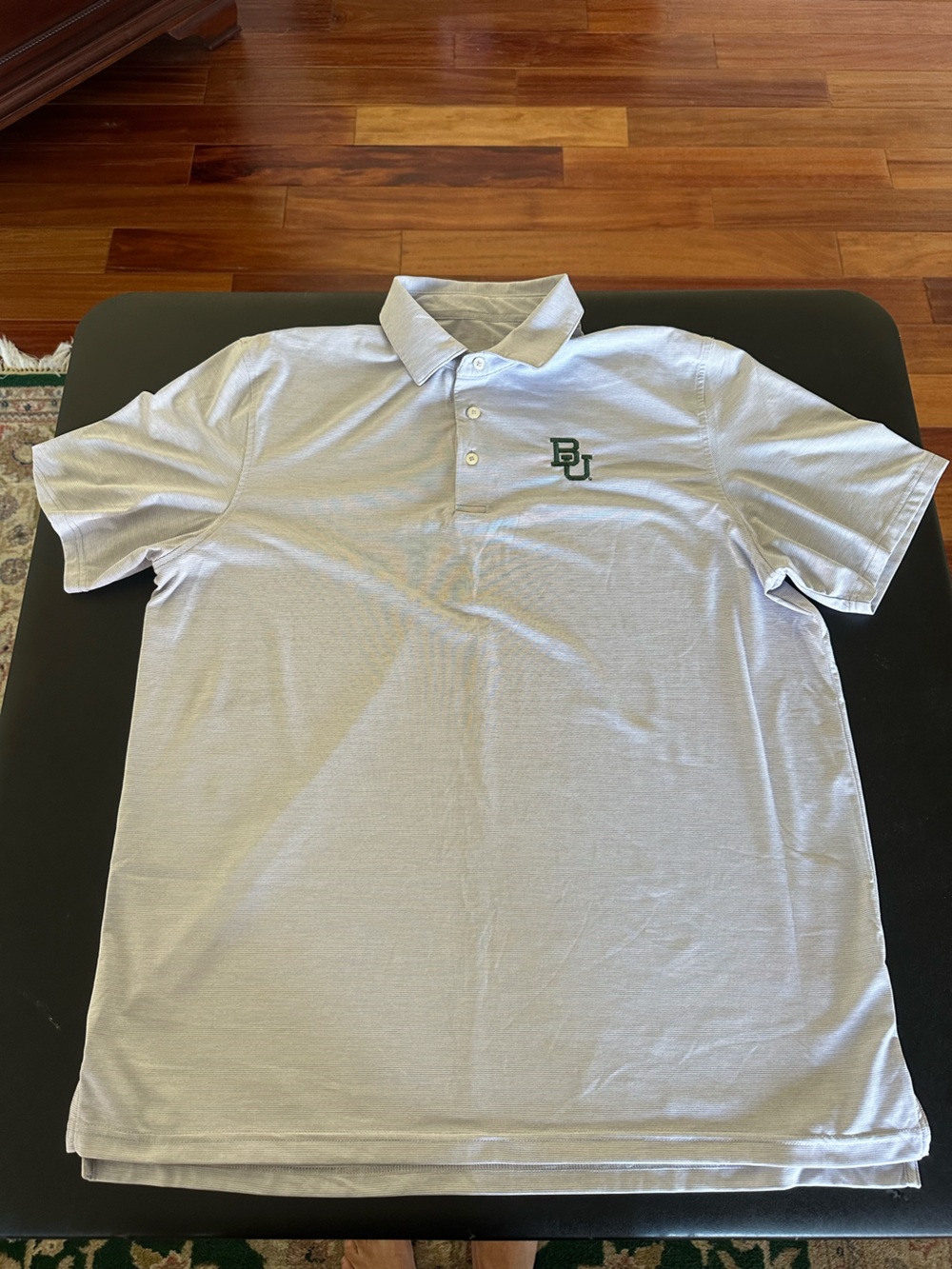 Southern Tide Baylor University Light Gray Polo Shirt Men’s XL